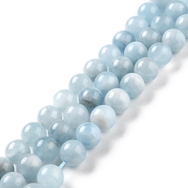 PandaHall Grade A Natural Aquamarine Round Bead Strands, 8mm, Hole: 1mm, about 55pcs/strand, 15.5 inch. Aquamarine Round
PandaHall Grade A Natural Aquamarine Round Bead Strands, 8mm, Hole: 1mm, about 55pcs/strand, 15.5 inch. Aquamarine Round