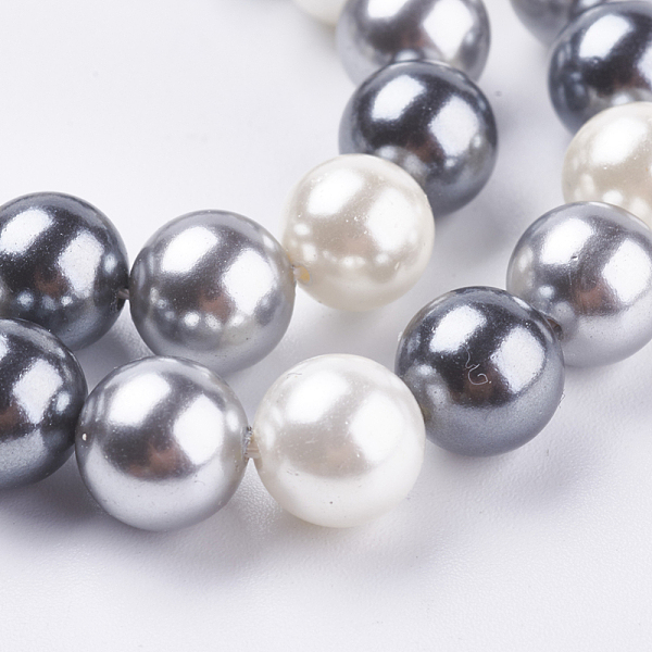 PandaHall Electroplate Shell Pearl Beads Strands, Round, Mixed Color, 8mm, Hole: 1mm, about 48pcs/strand, 15.6 inch(39.5cm) Shell Pearl..., Multicolor
PandaHall Electroplate Shell Pearl Beads Strands, Round, Mixed Color, 8mm, Hole: 1mm, about 48pcs/strand, 15.6 inch(39.5cm) Shell Pearl..., Multicolor