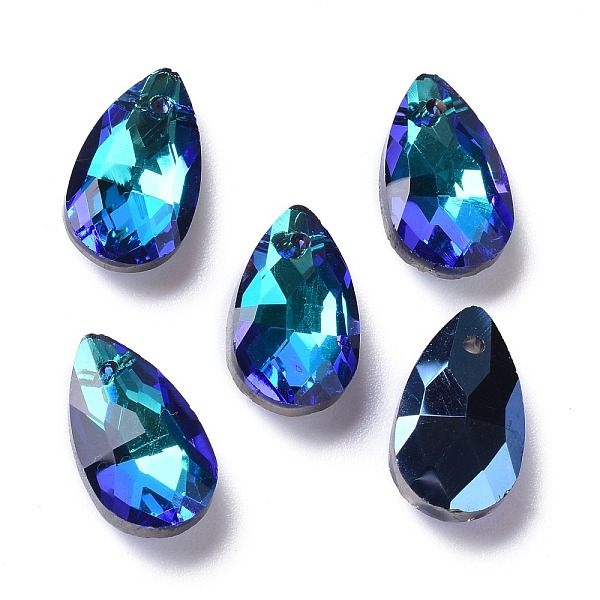 PandaHall Faceted Teardrop Glass Pendants, Blue Violet, 16x9x5mm, Hole: 1mm Glass Teardrop
PandaHall Faceted Teardrop Glass Pendants, Blue Violet, 16x9x5mm, Hole: 1mm Glass Teardrop