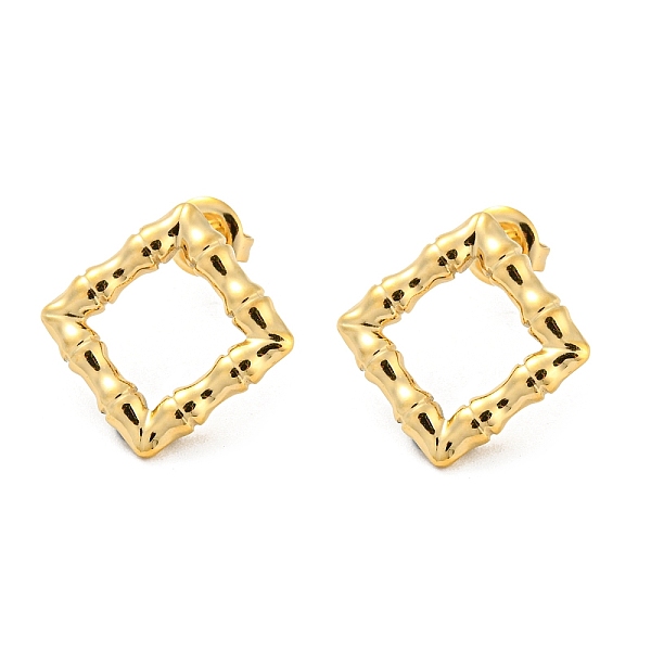 PandaHall 304 Stainless Steel Stud Earrings, Hollow Rhombus, Real 14K Gold Plated, 19x15mm 304 Stainless Steel Rhombus
PandaHall 304 Stainless Steel Stud Earrings, Hollow Rhombus, Real 14K Gold Plated, 19x15mm 304 Stainless Steel Rhombus