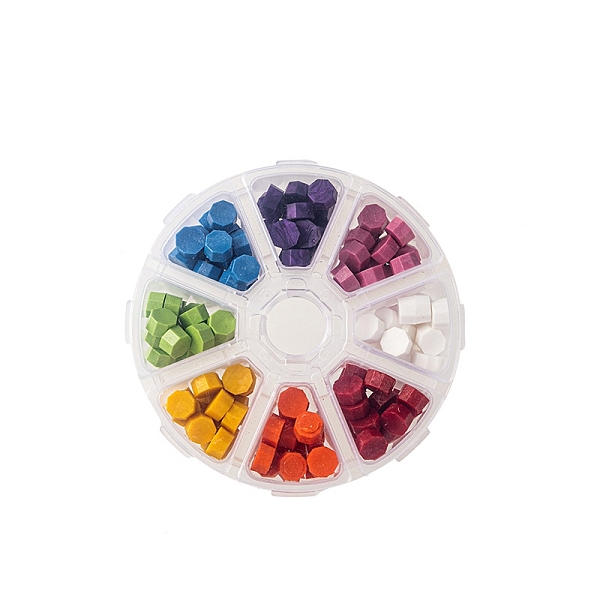 PandaHall 8 Grids Sealing Wax Particles, for Retro Seal Stamp, Octagon, Colorful, 150mm, 22pcs/gird Wax Octagon
PandaHall 8 Grids Sealing Wax Particles, for Retro Seal Stamp, Octagon, Colorful, 150mm, 22pcs/gird Wax Octagon