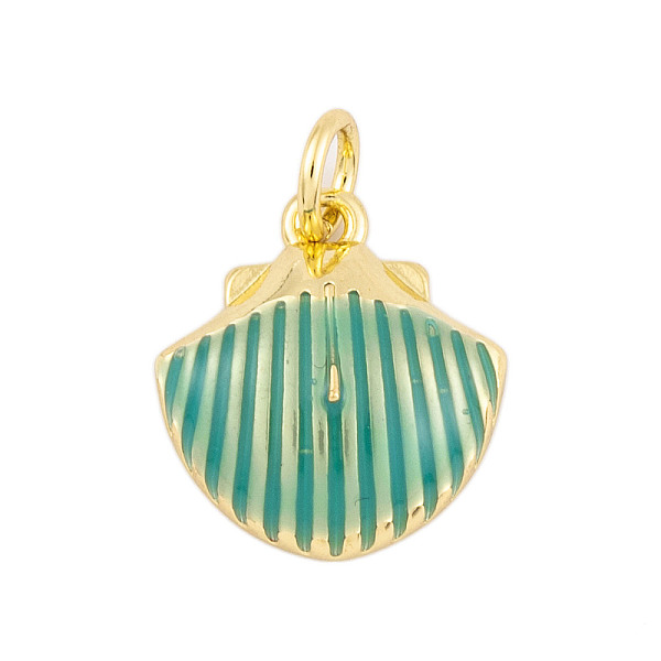 PandaHall Rack Plating Brass Enamel Pendants, Cadmium Free & Lead Free, Long-Lasting Plated, Real 18K Gold Plated, Shell Shape, Medium Sea...
PandaHall Rack Plating Brass Enamel Pendants, Cadmium Free & Lead Free, Long-Lasting Plated, Real 18K Gold Plated, Shell Shape, Medium Sea...