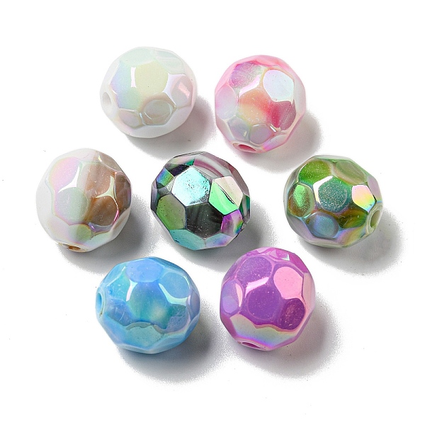 PandaHall UV Plating Acrylic Beads, Faceted, Round, Mixed Color, 16x15mm, Hole: 3mm Acrylic Round Multicolor
PandaHall UV Plating Acrylic Beads, Faceted, Round, Mixed Color, 16x15mm, Hole: 3mm Acrylic Round Multicolor