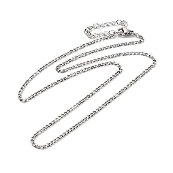 PandaHall 304 Stainless Steel Curb Chain Necklace, for Beadable Necklace Making, Stainless Steel Color, 17.95 inch(45.6cm) 304 Stainless...
PandaHall 304 Stainless Steel Curb Chain Necklace, for Beadable Necklace Making, Stainless Steel Color, 17.95 inch(45.6cm) 304 Stainless...