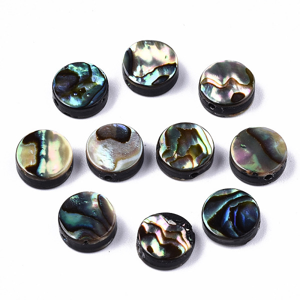 PandaHall Natural Abalone Shell/Paua Shell Beads, Flat Round, Colorful, 8.5x3.5mm, Hole: 0.8mm Paua Shell Flat Round
PandaHall Natural Abalone Shell/Paua Shell Beads, Flat Round, Colorful, 8.5x3.5mm, Hole: 0.8mm Paua Shell Flat Round