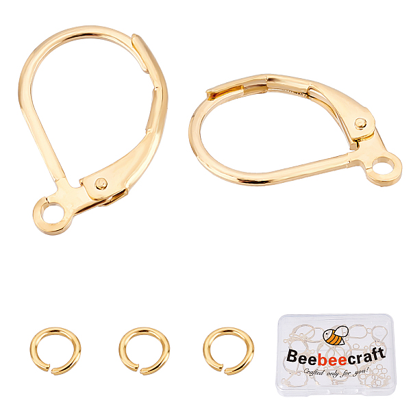 PandaHall Beebeecraft 1 Box 20Pcs Leverback Earring Findings 24K Gold Plated Clasp Earring Hooks 15.6x10mm Ear Wire Clip Earring Connector...
PandaHall Beebeecraft 1 Box 20Pcs Leverback Earring Findings 24K Gold Plated Clasp Earring Hooks 15.6x10mm Ear Wire Clip Earring Connector...