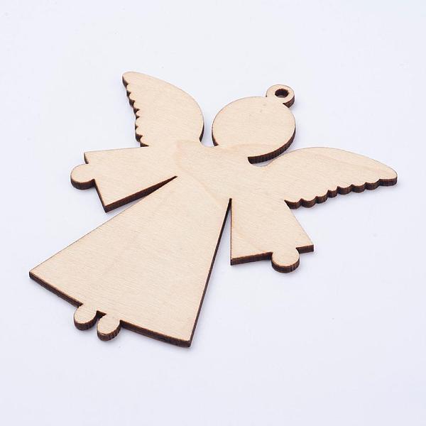 PandaHall Undyed Wood Blank Tag Big Pendants, Angel, Antique White, 104x89x3mm, Hole: 4mm Wood Angel & Fairy Orange
PandaHall Undyed Wood Blank Tag Big Pendants, Angel, Antique White, 104x89x3mm, Hole: 4mm Wood Angel & Fairy Orange