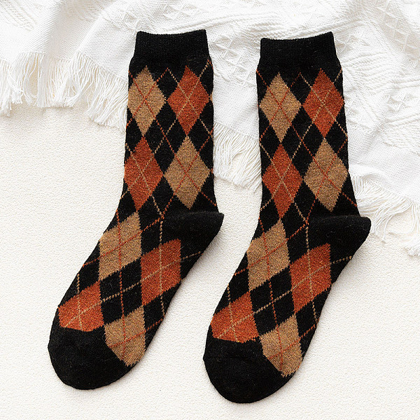 PandaHall Wool Knitting Socks, Rhombus Pattern Crew Socks, Winter Warm Thermal Socks, Black, 10mm Wool Clothes Black
PandaHall Wool Knitting Socks, Rhombus Pattern Crew Socks, Winter Warm Thermal Socks, Black, 10mm Wool Clothes Black