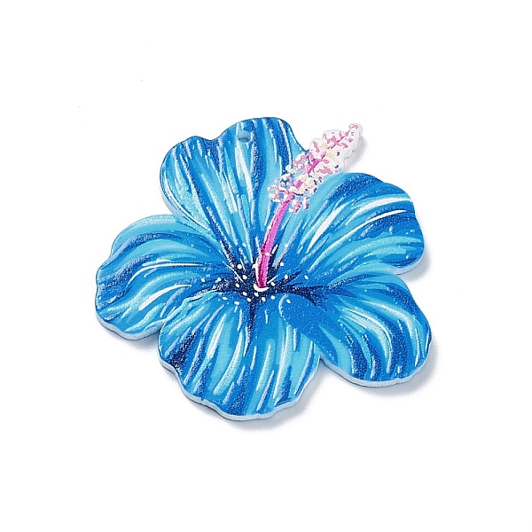 PandaHall Double-sided Printed Opaque Acrylic Pendants, Flower, Dodger Blue, 36.5x39x2.4mm, Hole: 1.5mm Acrylic Flower
PandaHall Double-sided Printed Opaque Acrylic Pendants, Flower, Dodger Blue, 36.5x39x2.4mm, Hole: 1.5mm Acrylic Flower