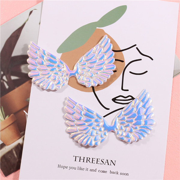 PandaHall Cloth Embossing Wings, AB Color, Decorate Accessories, White, 40x64x1mm Cloth Wing White
PandaHall Cloth Embossing Wings, AB Color, Decorate Accessories, White, 40x64x1mm Cloth Wing White