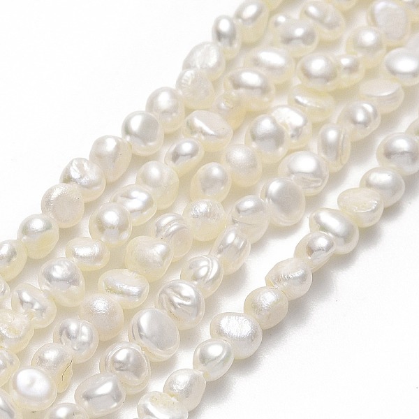 PandaHall Natural Cultured Freshwater Pearl Beads Strands, Two Sides Polished, Linen, 3~4.5x3~3.5x2.5~3mm, Hole: 0.5mm, about..., Brown
PandaHall Natural Cultured Freshwater Pearl Beads Strands, Two Sides Polished, Linen, 3~4.5x3~3.5x2.5~3mm, Hole: 0.5mm, about..., Brown
