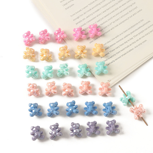 PandaHall Opaque Acrylic Beads, Faceted, Bear, Mixed Color, 17.5x16.6x11.1mm, Hole: 3mm, 360pcs/500g Acrylic Bear Multicolor
PandaHall Opaque Acrylic Beads, Faceted, Bear, Mixed Color, 17.5x16.6x11.1mm, Hole: 3mm, 360pcs/500g Acrylic Bear Multicolor