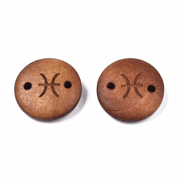 PandaHall Wood Links Connectors, Flat Round with 12 Constellations, Dyed, Pisces, 15x4mm, Hole: 1.6mm Wood Pisces
PandaHall Wood Links Connectors, Flat Round with 12 Constellations, Dyed, Pisces, 15x4mm, Hole: 1.6mm Wood Pisces