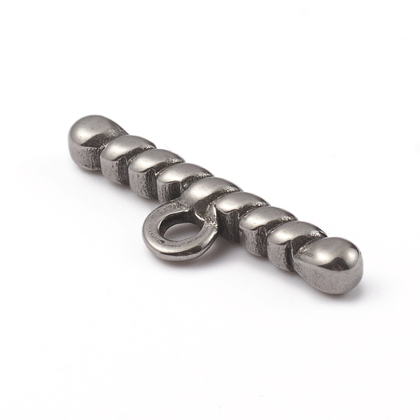 PandaHall 304 Stainless Steel Toggle Clasps Parts, Bar, Stainless Steel Color, 21x6.5x2.8mm, Hole: 2mm 304 Stainless Steel Others
PandaHall 304 Stainless Steel Toggle Clasps Parts, Bar, Stainless Steel Color, 21x6.5x2.8mm, Hole: 2mm 304 Stainless Steel Others