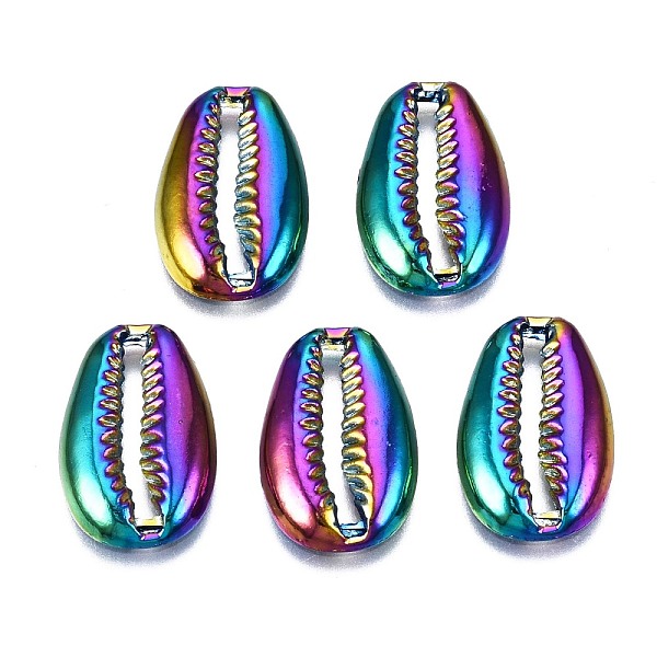 PandaHall Alloy Pendants, No Hole/Undrilled, Cadmium Free & Nickel Free & Lead Free, Cowrie Shell Shape, Rainbow Color, 19x12x2.5mm Alloy...
PandaHall Alloy Pendants, No Hole/Undrilled, Cadmium Free & Nickel Free & Lead Free, Cowrie Shell Shape, Rainbow Color, 19x12x2.5mm Alloy...