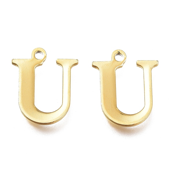 PandaHall Vacuum Plating 304 Stainless Steel Charms, Laser Cut, Alphabet, Golden, Letter.U, 12x10x0.8mm, Hole: 1mm 304 Stainless Steel...
PandaHall Vacuum Plating 304 Stainless Steel Charms, Laser Cut, Alphabet, Golden, Letter.U, 12x10x0.8mm, Hole: 1mm 304 Stainless Steel...