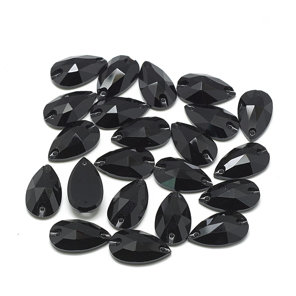 PandaHall Sew on Rhinestone, K9 Glass Rhinestone, Two Holes, Garments Accessories, Faceted, teardrop, Jet, 18x10.5x5mm, Hole: 1mm K9 Glass..., Black
PandaHall Sew on Rhinestone, K9 Glass Rhinestone, Two Holes, Garments Accessories, Faceted, teardrop, Jet, 18x10.5x5mm, Hole: 1mm K9 Glass..., Black