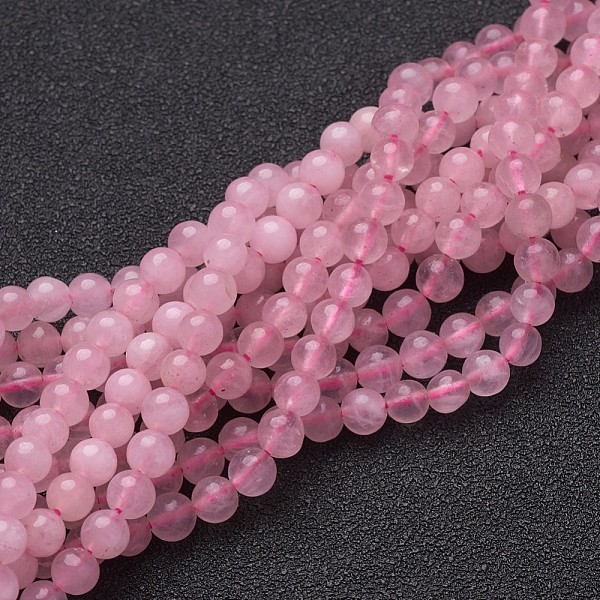 PandaHall Natural Rose Quartz Beads Strands, Round, 4mm, Hole: 0.8mm, about 85~90pcs/Strand, 15~16 inch Rose Quartz Round Pink
PandaHall Natural Rose Quartz Beads Strands, Round, 4mm, Hole: 0.8mm, about 85~90pcs/Strand, 15~16 inch Rose Quartz Round Pink