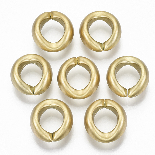 PandaHall Opaque Spray Painted Acrylic Linking Rings, Quick Link Connectors, for Rolo Chains Making, Ring, Gold, 20x18x8mm, Inner Diameter...
PandaHall Opaque Spray Painted Acrylic Linking Rings, Quick Link Connectors, for Rolo Chains Making, Ring, Gold, 20x18x8mm, Inner Diameter...