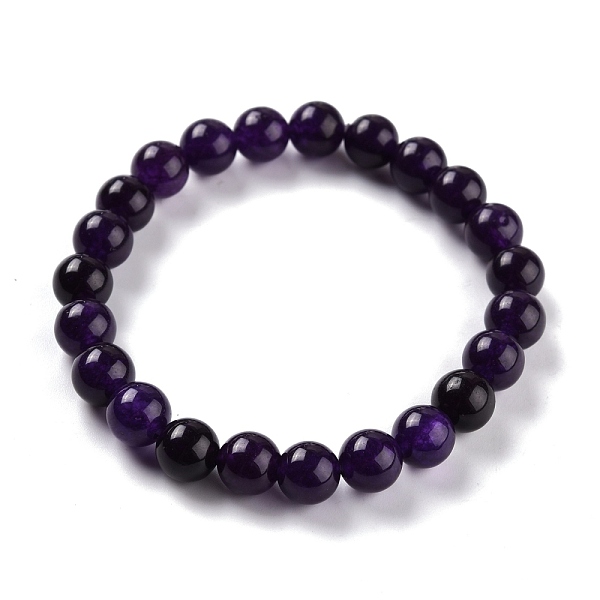 PandaHall Dyed Natural Jade Beads Stretch Bracelets, Round, Black, Inner Diameter: 2-1/4 inch(5.7cm), Bead: 8~8.5mm Jade Black
PandaHall Dyed Natural Jade Beads Stretch Bracelets, Round, Black, Inner Diameter: 2-1/4 inch(5.7cm), Bead: 8~8.5mm Jade Black