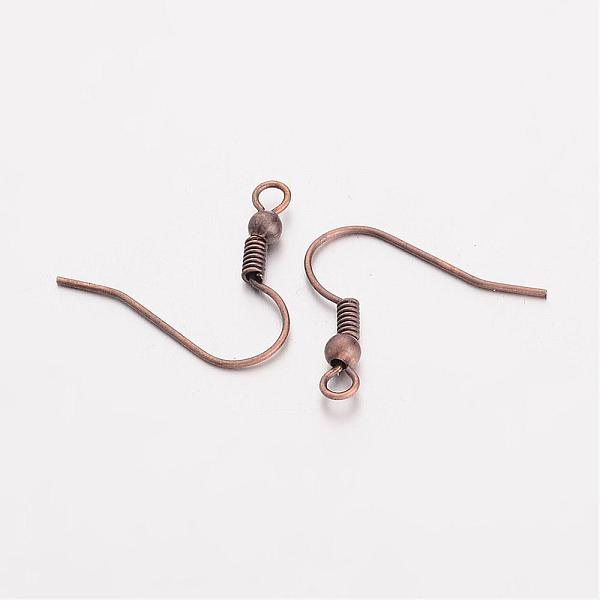 PandaHall Brass Earring Hooks, Ear Wire, with Horizontal Loop, Nickel Free, Red Copper, 17~19x16~18x0.8mm, 20 Gauge, Hole: 2mm Brass
PandaHall Brass Earring Hooks, Ear Wire, with Horizontal Loop, Nickel Free, Red Copper, 17~19x16~18x0.8mm, 20 Gauge, Hole: 2mm Brass