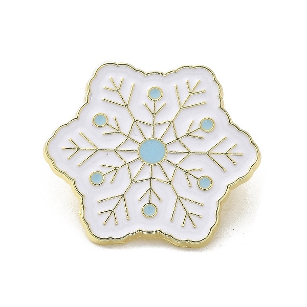 PandaHall Christmas Theme Enamel Pins, Golden Alloy Brooches for Backpack Clothes, Snowflake, 30x26.5x1.5mm Alloy+Enamel Snowflake
PandaHall Christmas Theme Enamel Pins, Golden Alloy Brooches for Backpack Clothes, Snowflake, 30x26.5x1.5mm Alloy+Enamel Snowflake