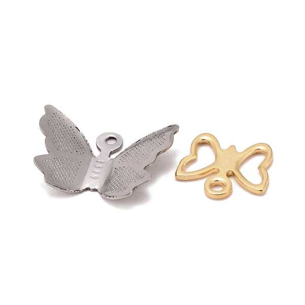 PandaHall Stainless Steel Pendants, Butterfly, Mixed Color, 8~17x7~18x0.7~1mm, Hole: 1~2mm Stainless Steel Butterfly
PandaHall Stainless Steel Pendants, Butterfly, Mixed Color, 8~17x7~18x0.7~1mm, Hole: 1~2mm Stainless Steel Butterfly