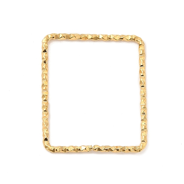 PandaHall 304 Stainless Steel Linking Rings, Textured, Rectangle, Real 18K Gold Plated, 22.5x18.5x1mm, Inner Diameter: 20x16.5mm 304...
PandaHall 304 Stainless Steel Linking Rings, Textured, Rectangle, Real 18K Gold Plated, 22.5x18.5x1mm, Inner Diameter: 20x16.5mm 304...