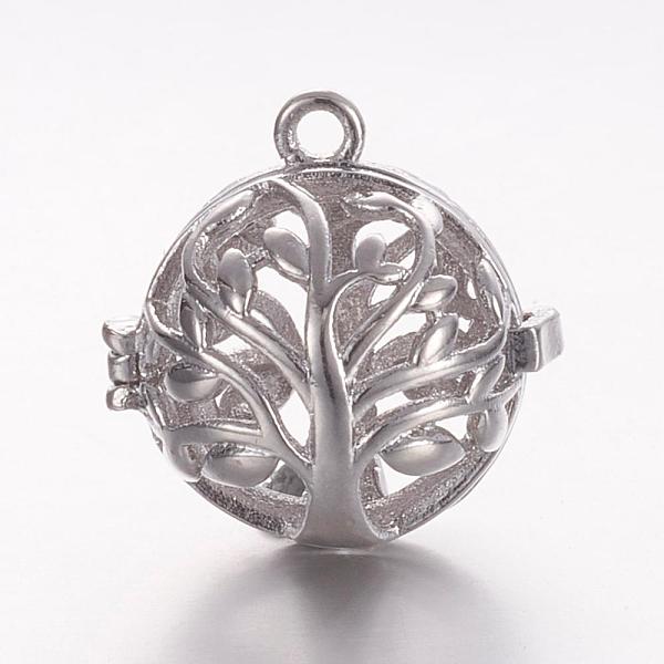 PandaHall Brass Cage Pendants, For Chime Ball Pendant Necklaces Making, Hollow Round with Tree of Life, Platinum, 17x17.5x15mm, Hole: 1mm...
PandaHall Brass Cage Pendants, For Chime Ball Pendant Necklaces Making, Hollow Round with Tree of Life, Platinum, 17x17.5x15mm, Hole: 1mm...