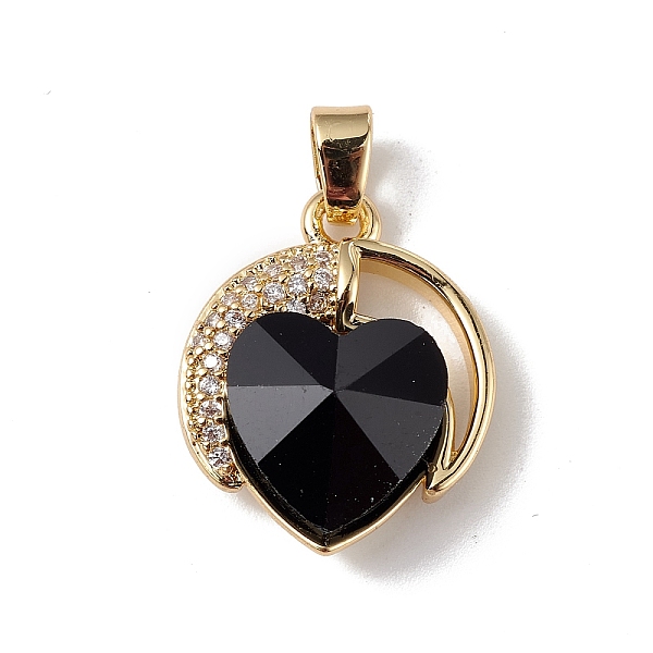 PandaHall Real 18K Gold Plated Rack Plating Brass Micro Pave Clear Cubic Zirconia Pendants, with Glass, Long-Lasting Plated, Cadmium Free &..., Black
PandaHall Real 18K Gold Plated Rack Plating Brass Micro Pave Clear Cubic Zirconia Pendants, with Glass, Long-Lasting Plated, Cadmium Free &..., Black