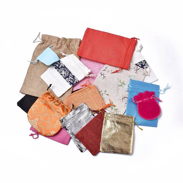 PandaHall Cotton & Silk Packing Pouches, Drawstring Bags, Mixed Color, 9.2~23.2x7~16.8x0.1~0.4cm Cloth Multicolor
PandaHall Cotton & Silk Packing Pouches, Drawstring Bags, Mixed Color, 9.2~23.2x7~16.8x0.1~0.4cm Cloth Multicolor