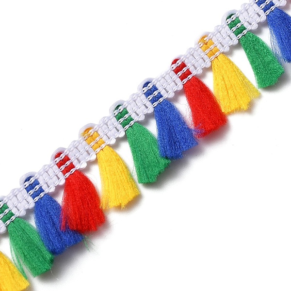 PandaHall Colorful Polyester Tassel Fringe Trimming, Clothes Decoration, Costume Accessories, White, 7/8 inch(22mm), about 50 yards...
PandaHall Colorful Polyester Tassel Fringe Trimming, Clothes Decoration, Costume Accessories, White, 7/8 inch(22mm), about 50 yards...