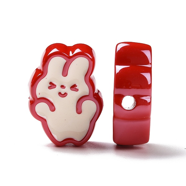PandaHall Opaque Acrylic Beads, with Enamel, Rabbit, Red, 26x19x9mm, Hole: 3.5mm Acrylic Rabbit Red
PandaHall Opaque Acrylic Beads, with Enamel, Rabbit, Red, 26x19x9mm, Hole: 3.5mm Acrylic Rabbit Red