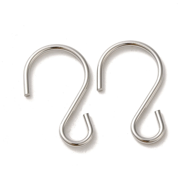 PandaHall 304 Stainless Steel S-Hook Clasp, Stainless Steel Color, 29x17.5x1.5mm 304 Stainless Steel
PandaHall 304 Stainless Steel S-Hook Clasp, Stainless Steel Color, 29x17.5x1.5mm 304 Stainless Steel