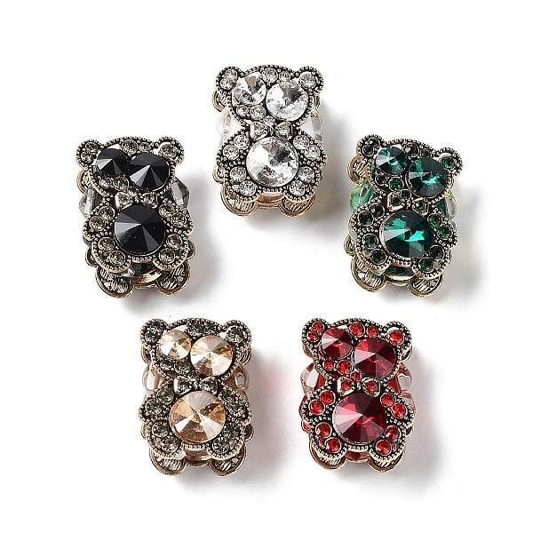 PandaHall Polymer Clay Rhinestone Beads, with Alloy Finding, Bear, Mixed Color, 29x23x17mm, Hole: 1.8mm Polymer Clay+Glass Rhinestone Bear..., Multicolor
PandaHall Polymer Clay Rhinestone Beads, with Alloy Finding, Bear, Mixed Color, 29x23x17mm, Hole: 1.8mm Polymer Clay+Glass Rhinestone Bear..., Multicolor