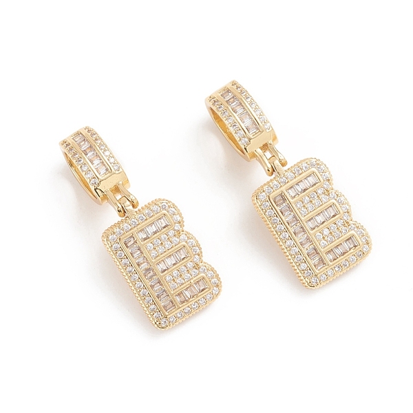 PandaHall Brass Micro Pave Cubic Zirconia Pendants, Long-Lasting Plated, Letter, Clear, Letter.E, 33mm, Hole: 6.5x9mm, Letter.E: 20x12x3.5mm...
PandaHall Brass Micro Pave Cubic Zirconia Pendants, Long-Lasting Plated, Letter, Clear, Letter.E, 33mm, Hole: 6.5x9mm, Letter.E: 20x12x3.5mm...