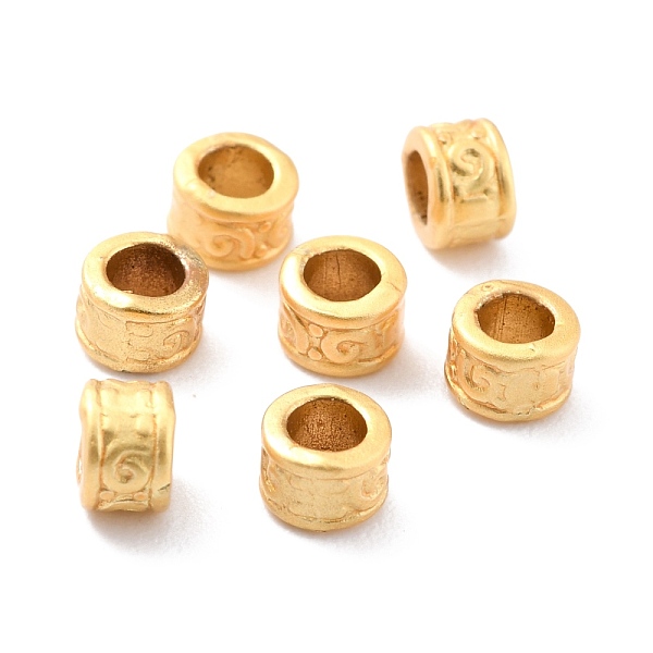 PandaHall Rack Plating Alloy Beads, Cadmium Free & Lead Free, Long-Lasting Plated, Column, Matte Gold Color, 4.5x3.5mm, Hole: 3mm Alloy...
PandaHall Rack Plating Alloy Beads, Cadmium Free & Lead Free, Long-Lasting Plated, Column, Matte Gold Color, 4.5x3.5mm, Hole: 3mm Alloy...