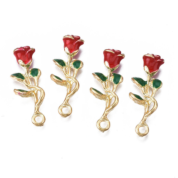 PandaHall Rack Plating Alloy Enamel Pendants, Cadmium Free & Nickel Free & Lead Free, Rose, for Valentine’s Day, FireBrick, 27.5x10x5mm..., Red
PandaHall Rack Plating Alloy Enamel Pendants, Cadmium Free & Nickel Free & Lead Free, Rose, for Valentine’s Day, FireBrick, 27.5x10x5mm..., Red
