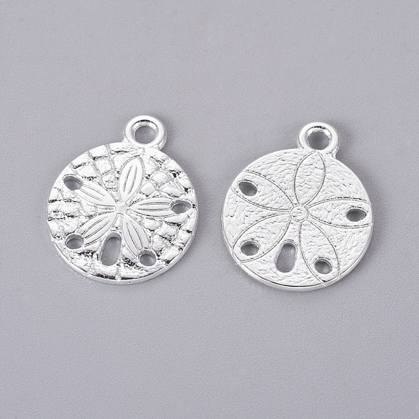 PandaHall Tibetan Style Alloy Pendants, Sand Dollar, Cadmium Free & Lead Free, Silver Color Plated, 19x15x2mm, Hole: 2mm Alloy Flat Round...
PandaHall Tibetan Style Alloy Pendants, Sand Dollar, Cadmium Free & Lead Free, Silver Color Plated, 19x15x2mm, Hole: 2mm Alloy Flat Round...