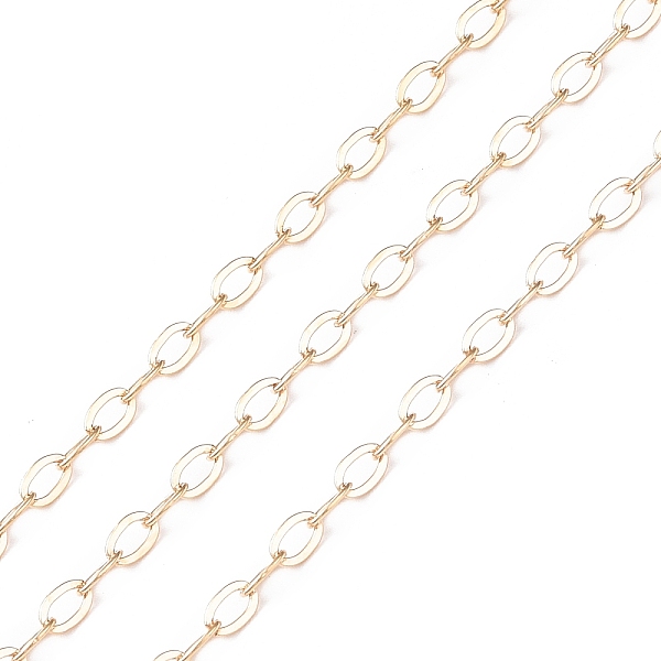 PandaHall Brass Cable Chains, Soldered, Real 14K Gold Filled Chains, Real 14K Gold Plated, Link: 4.4x2.9x0.4mm Brass
PandaHall Brass Cable Chains, Soldered, Real 14K Gold Filled Chains, Real 14K Gold Plated, Link: 4.4x2.9x0.4mm Brass