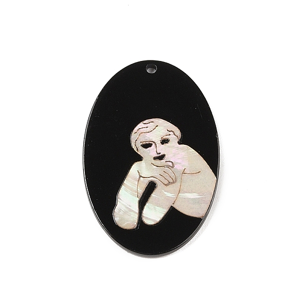 PandaHall Opaque Acrylic Pendants, with Shell, Human, 34x26x2.5mm, Hole: 1.6mm Acrylic Human Black
PandaHall Opaque Acrylic Pendants, with Shell, Human, 34x26x2.5mm, Hole: 1.6mm Acrylic Human Black