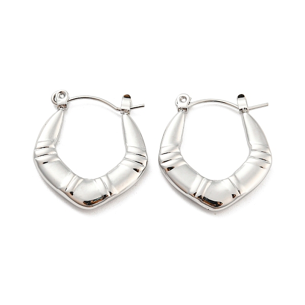 PandaHall Chunky Rhombus 304 Stainless Steel Hoop Earrings for Women, Stainless Steel Color, 23x21x3mm 304 Stainless Steel Rhombus
PandaHall Chunky Rhombus 304 Stainless Steel Hoop Earrings for Women, Stainless Steel Color, 23x21x3mm 304 Stainless Steel Rhombus