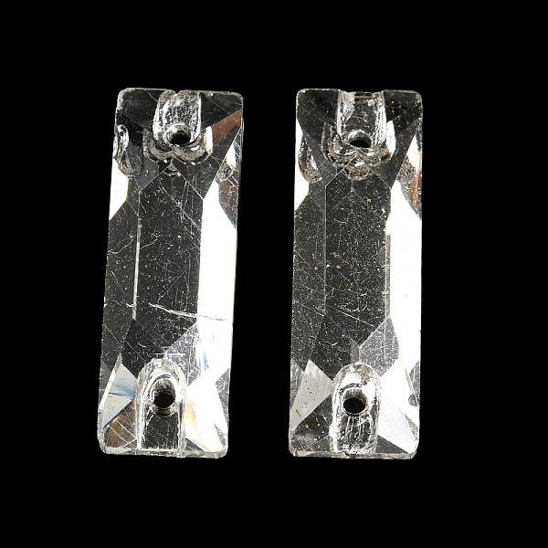 PandaHall Glass Connector Charms, Faceted, Rectangle Links, Clear, 21x7x4mm, Hole: 1.2mm Glass Rectangle Clear
PandaHall Glass Connector Charms, Faceted, Rectangle Links, Clear, 21x7x4mm, Hole: 1.2mm Glass Rectangle Clear