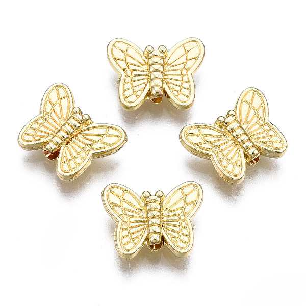 PandaHall Rack Plating Alloy Beads, Cadmium Free & Lead Free, Butterfly, Light Gold, 9x11x3.5mm, Hole: 1.4mm Alloy Butterfly
PandaHall Rack Plating Alloy Beads, Cadmium Free & Lead Free, Butterfly, Light Gold, 9x11x3.5mm, Hole: 1.4mm Alloy Butterfly
