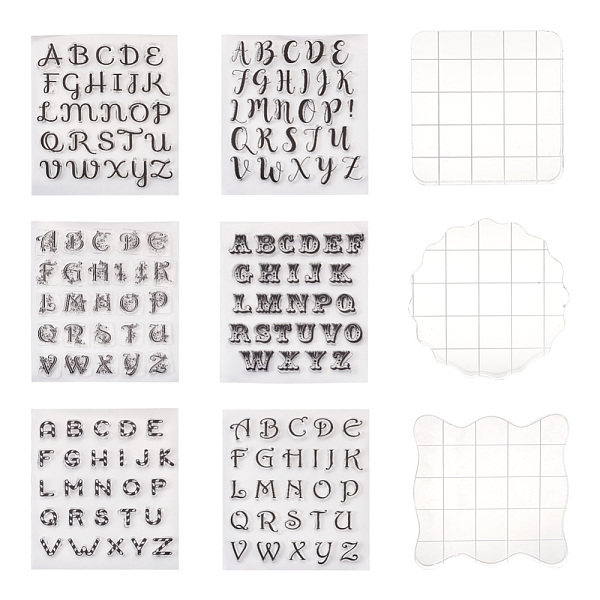 PandaHall Silicone Stamps, for DIY Scrapbooking, Photo Album Decorative, Cards Making, with Acrylic Stamping Blocks Tools, Letter Pattern...
PandaHall Silicone Stamps, for DIY Scrapbooking, Photo Album Decorative, Cards Making, with Acrylic Stamping Blocks Tools, Letter Pattern...