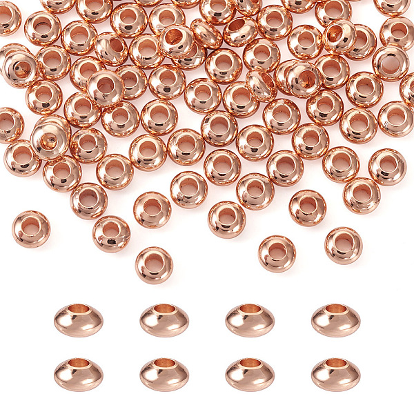 PandaHall Mega Pet 100Pcs Brass Flat Round Spacer Beads, Lead Free & Cadmium Free & Nickel Free, Rose Gold, 4x2mm, Hole: 1.6mm Brass Flat...
PandaHall Mega Pet 100Pcs Brass Flat Round Spacer Beads, Lead Free & Cadmium Free & Nickel Free, Rose Gold, 4x2mm, Hole: 1.6mm Brass Flat...