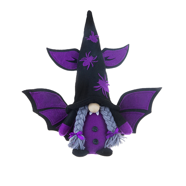 PandaHall Gnome with Bat Wing Cloth Display Decorations, for Halloween Ornaments, Spider Pattern, Dark Orchid, 80x320x300mm Cloth Gnome
PandaHall Gnome with Bat Wing Cloth Display Decorations, for Halloween Ornaments, Spider Pattern, Dark Orchid, 80x320x300mm Cloth Gnome