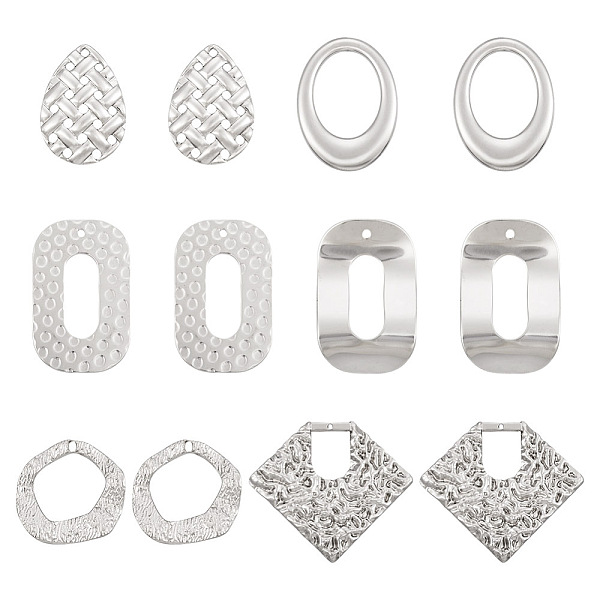 PandaHall DIY Jewelry Making Finding Kit, Including 12Pcs 6 Styles 304 Stainless Steel Pendants & Linking Rings, Teardrop & Oval & Diamond &...
PandaHall DIY Jewelry Making Finding Kit, Including 12Pcs 6 Styles 304 Stainless Steel Pendants & Linking Rings, Teardrop & Oval & Diamond &...
