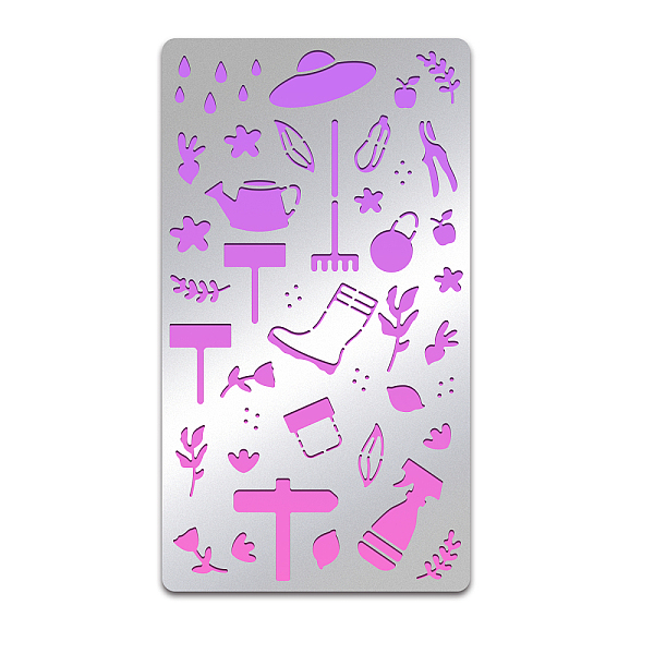 PandaHall Custom Garden Theme Stainless Steel Cutting Dies Stencils, for DIY Scrapbooking/Photo Album, Decorative Embossing, Matte Stainless...
PandaHall Custom Garden Theme Stainless Steel Cutting Dies Stencils, for DIY Scrapbooking/Photo Album, Decorative Embossing, Matte Stainless...