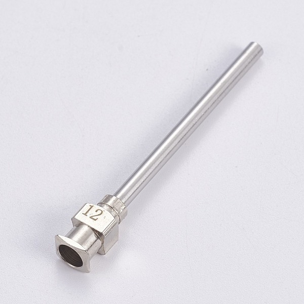 PandaHall Stainless Steel Fluid Precision Blunt Needle Dispense Tips, Stainless Steel Color, 49.7x6.2x5.7mm, Hole: 4mm, Pin: 2.8mm Stainless...
PandaHall Stainless Steel Fluid Precision Blunt Needle Dispense Tips, Stainless Steel Color, 49.7x6.2x5.7mm, Hole: 4mm, Pin: 2.8mm Stainless...